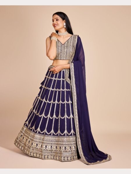 Wholesale Rate Heavy Fox Georgette Lehenga Choli  Designer Lehenga Choli