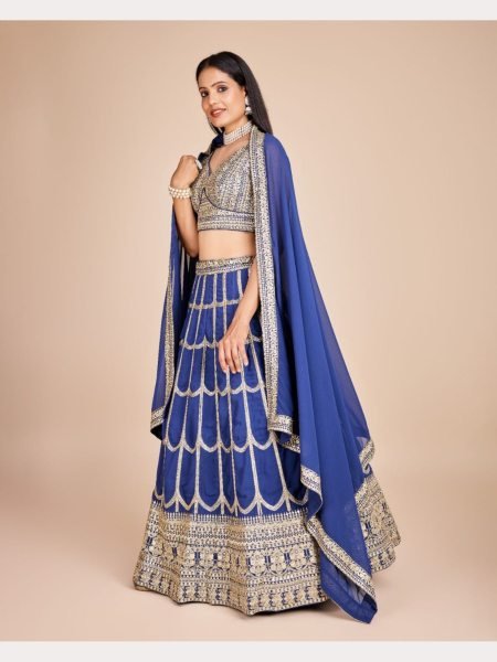 Wholesale Rate Heavy Fox Georgette Lehenga Choli  Designer Lehenga Choli