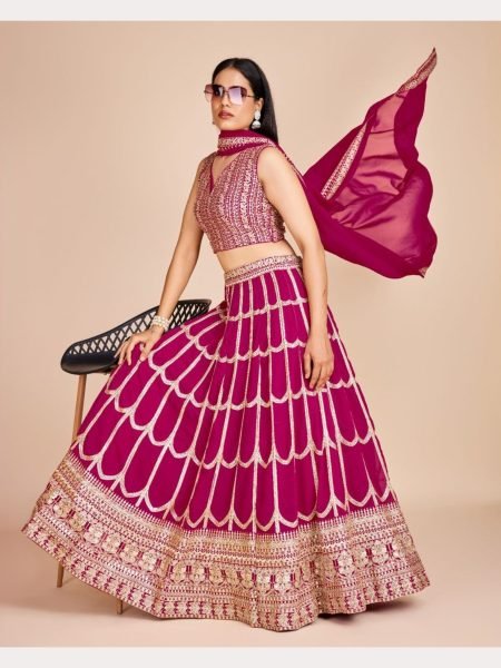 Wholesale Rate Heavy Fox Georgette Lehenga Choli  Designer Lehenga Choli