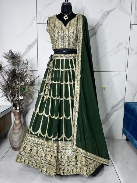 Wholesale Rate Heavy Fox Georgette Lehenga Choli  Designer Lehenga Choli