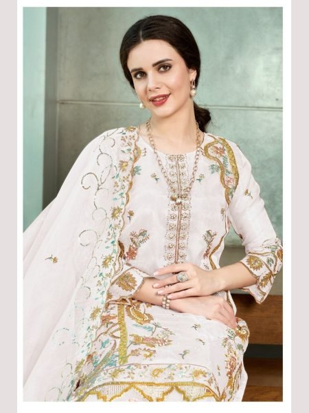 Wholesale Rate Pure Organza Suits Collection  Churidar Salwar Suits Wholesale