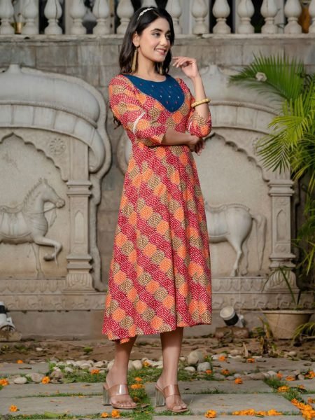 Wholesale Rayon Anarkali Gown     Stylish  Comfortable   Affordable Printed Kurtis
