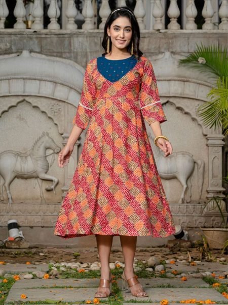 Wholesale Rayon Anarkali Gown     Stylish  Comfortable   Affordable Printed Kurtis