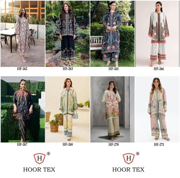 Wholesale Readymade Pakistani Co ord Sets in Cotton Satin by Hoor Tex CO ORD Sets