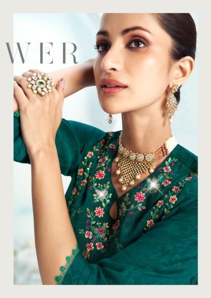 Wholesale Viscose Silk Fully Stitched Jacquard Kurti with Handcrafted Embroidery    Elegant Organza Dupatta 3 Piece Kurti Set