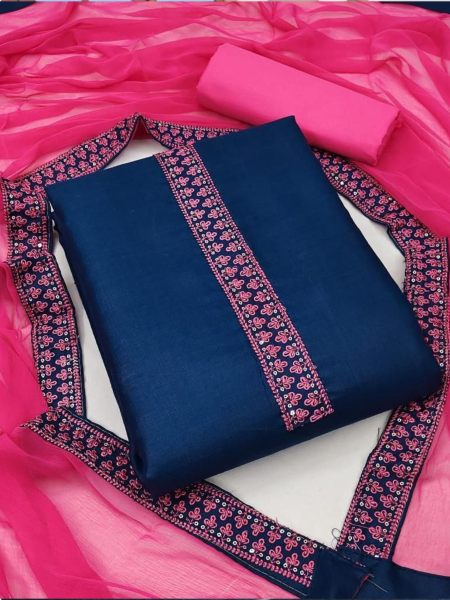 Miraan Unstitched Cotton Dress Material for Women (SG1521PRI,Orange) :  Amazon.in: Fashion