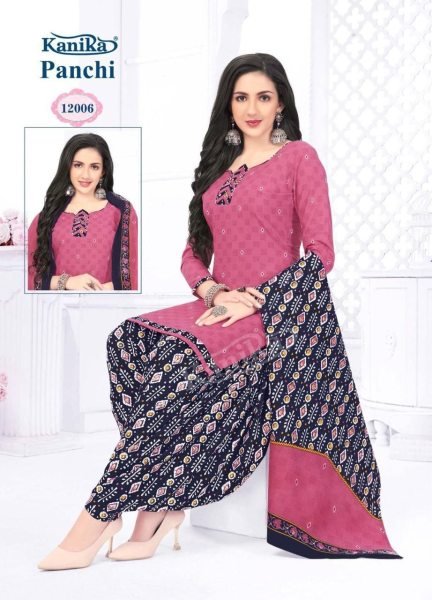 Women Cotton Patiyala Suits Punjabi Dress Materials Wholesale