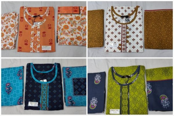 Women Cotton Patiyala Suits Punjabi Dress Materials Wholesale