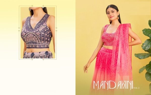 Women Organza Zari Sequence Embroidered Lehenga Choli Designer Lehenga Choli