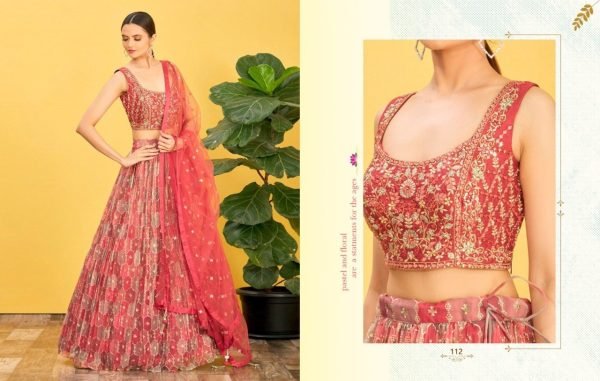 Women Organza Zari Sequence Embroidered Lehenga Choli Designer Lehenga Choli