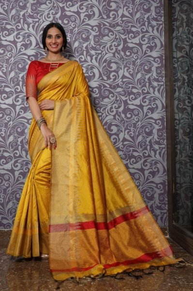 Women Raw Silk Weaving Saree  Silk Sarees Wholesale
