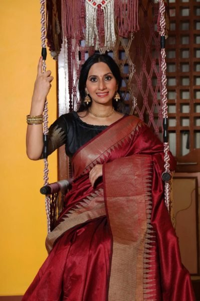 Women Raw Silk Weaving Saree  Silk Sarees Wholesale