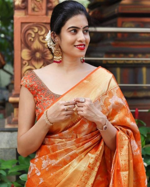 Women's Heavy Banarasi Silk Woven Pattern Banarasi Saree Wholesale