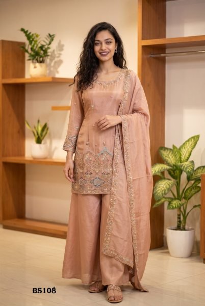 Women s Pink Pure Viscose Salwar Suit with Heavy Embroidery and Handwork Designer Plazzo Salwar Suits Wholesale