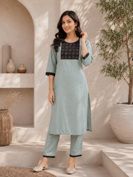Women's Salab Cotton Kurti with Matching Plazo for Daily Wear Printed Kurtis