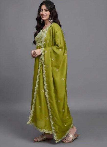 Women s Traditional And Comfortable Cotton Kurti with Organza Dupatta Plus Size Kurti / Gown