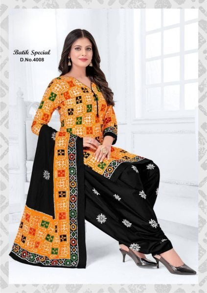 Womens Batik Special Heavy Cotton Patiyala Dress Punjabi Dress Materials Wholesale