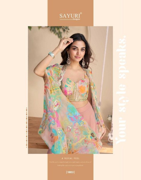 Wonaya By Sayuri Designer Chinon Silk Embroidery Indo Western Exporters Designer Plazzo Salwar Suits Wholesale