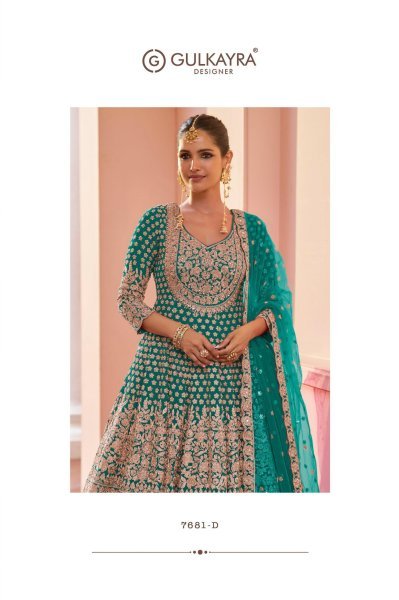 Xavira Sky Blue Lehenga Suit From The Gulkayra Designer Alika collection Wedding Bridal Dress Wholesale