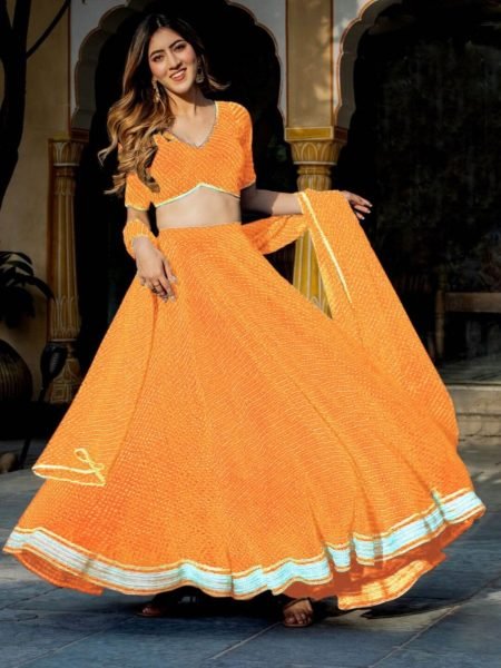 Yellow Color Women Designer Georgette Lehenga Choli  Designer Lehenga Choli