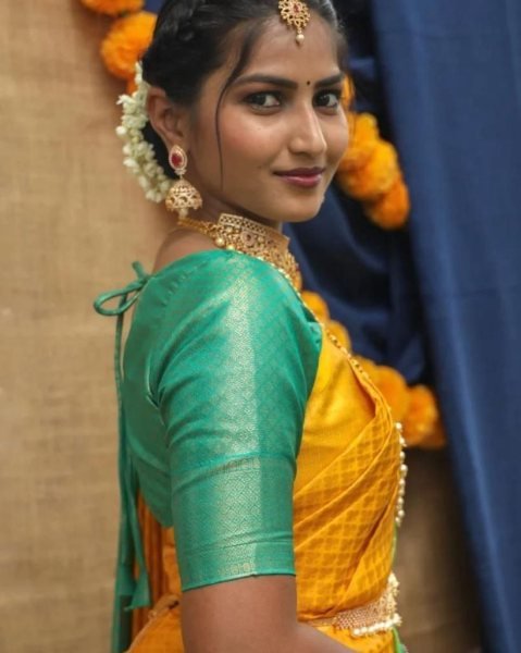 Yellow Kubera Pattu Silk Saree Silk Sarees Wholesale