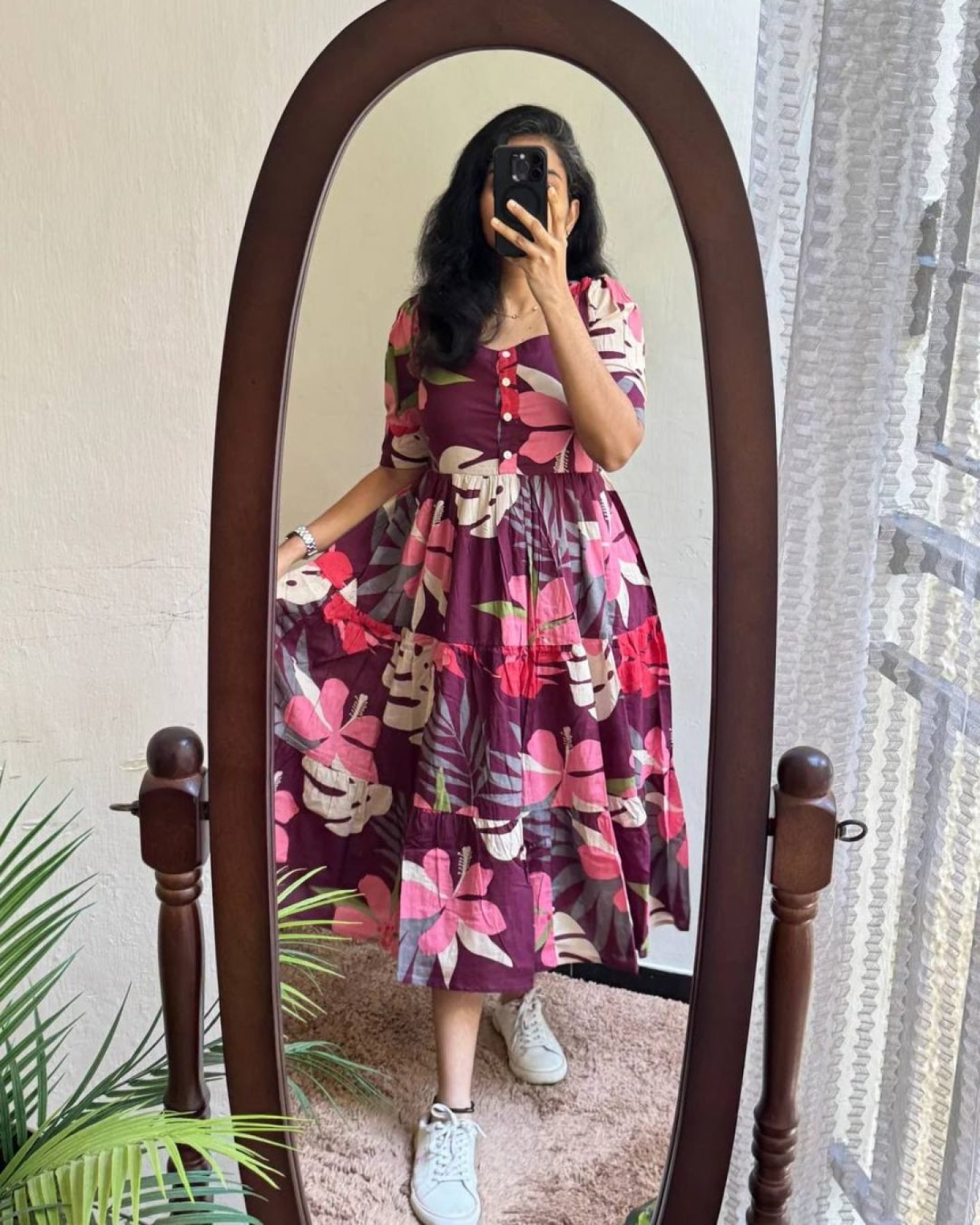 Buy Trendy Purple Soft Cotton Printed Flared Gown for Daily and Casual Wear  at Rs. 749 online from Royal Export Western Ladies Top Wholesale : RE9585 -  Purple