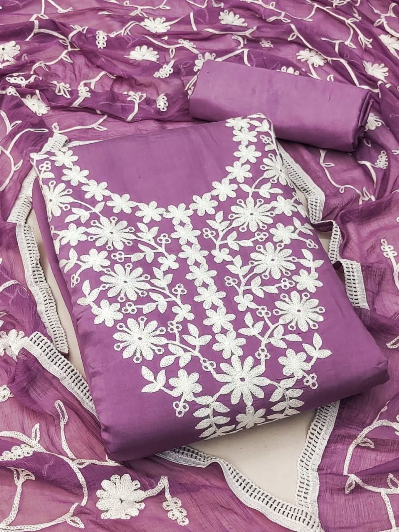 Women Muslin Cotton Dress Material Collection in surat.