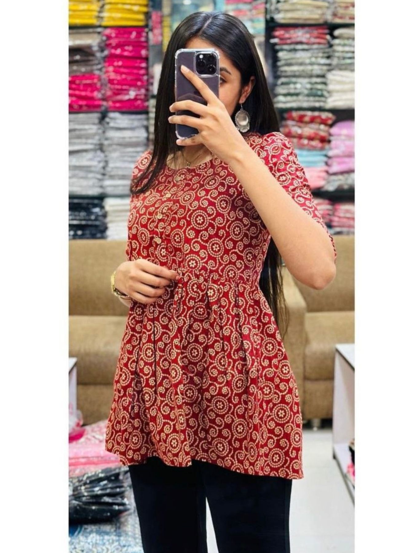 $36 - $48 - Casual Printed Kurti and Casual Printed Tunic online shopping