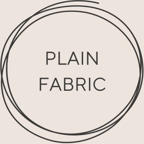 Plain fabric